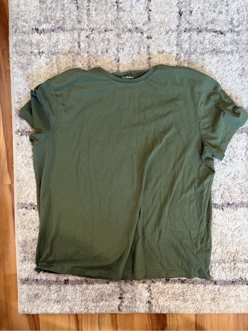 Goodfellow & Co Men's Crew Neck T-Shirt — military Olive Green